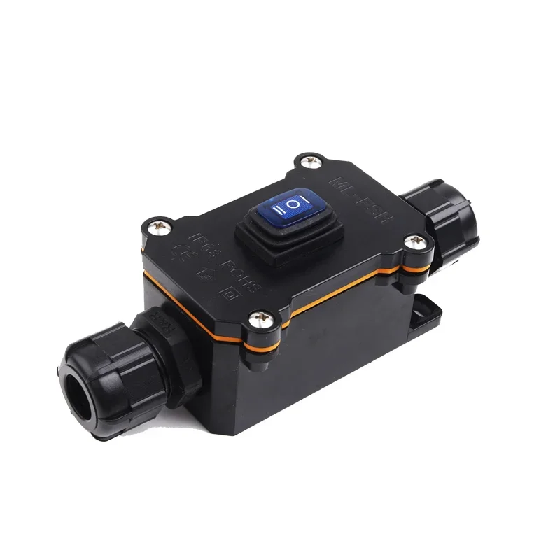 Waterproof KCD1 Switch Waterproof Ship Switch 220V6A-10A Electrical Outdoor Rainproof Ampere Box 3rd Gear IP65
