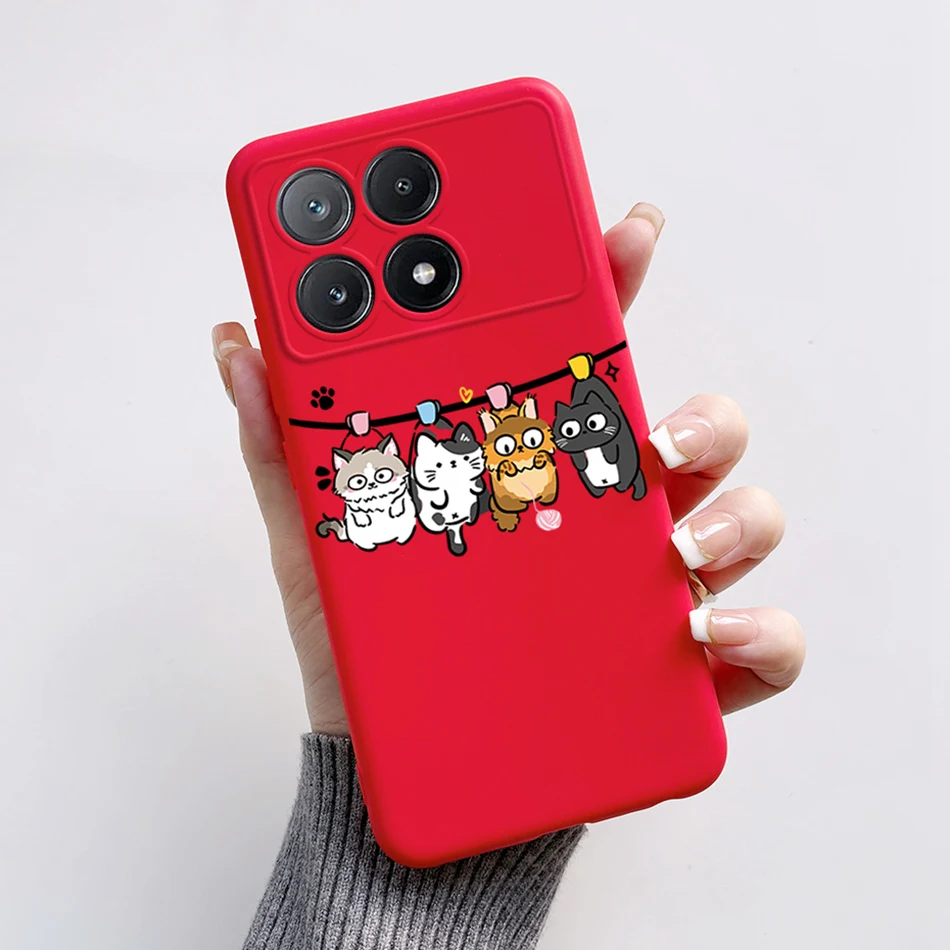 Cute Cartoon Cat & Frog Soft TPU Phone Case - Protective Bumper Cover