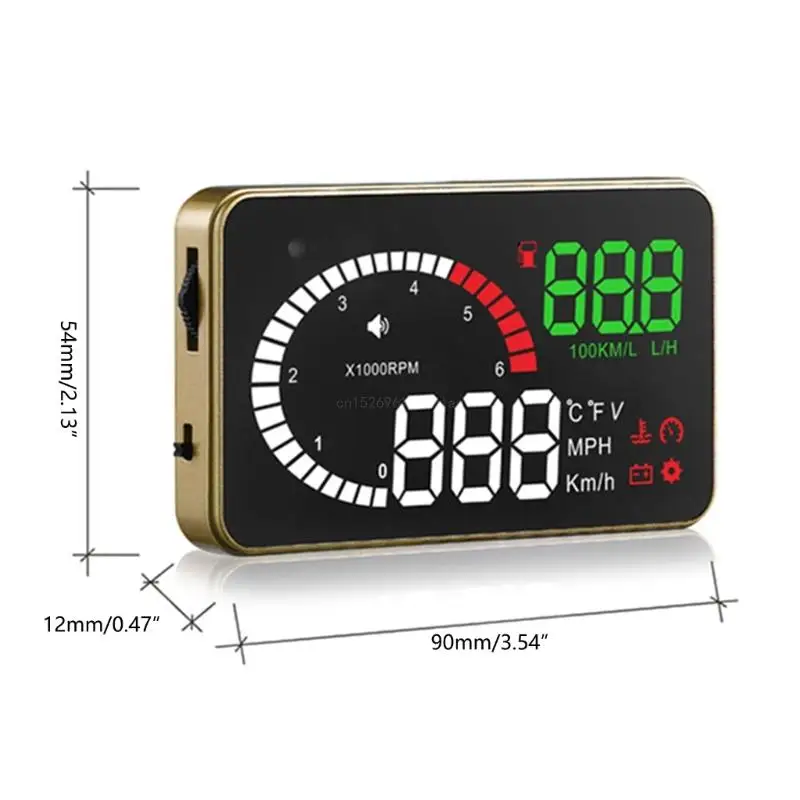 OBD2 HUD ڵ  ÷  ӵ  ӵ 