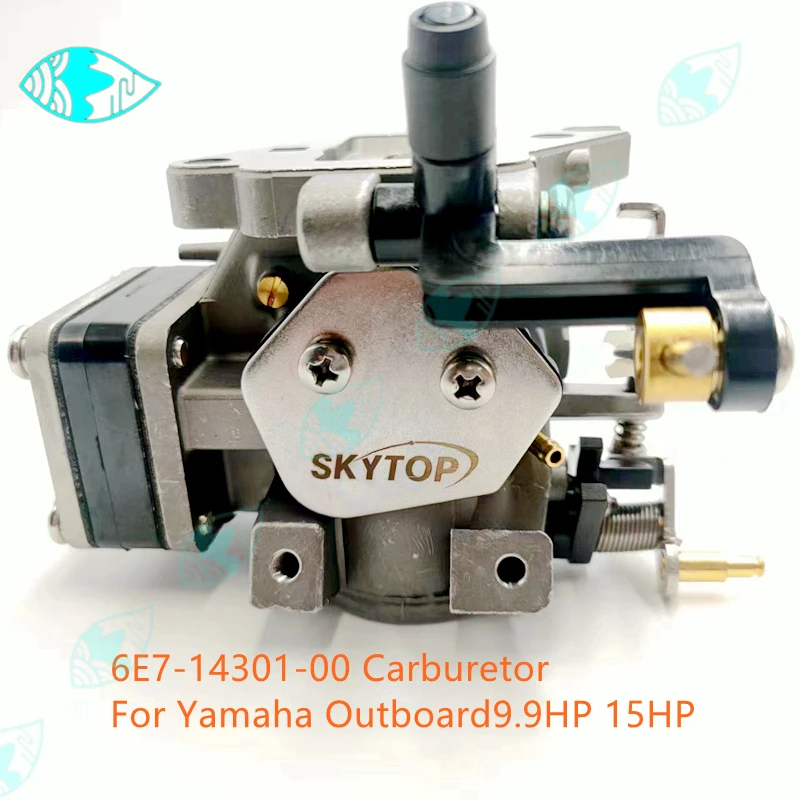 For Yamaha Outboard Motor 2T 9.9HP 15HP（Old model）Boat  Accessories  6E8-14301-05 6E7-14301-04 684-14301-00 6E7-14301 Carburetor fishing boat outboard motor engine 2 stroke 8hp 9 9hp 15hp 20hp 25hp 30hp 40hp enduro model