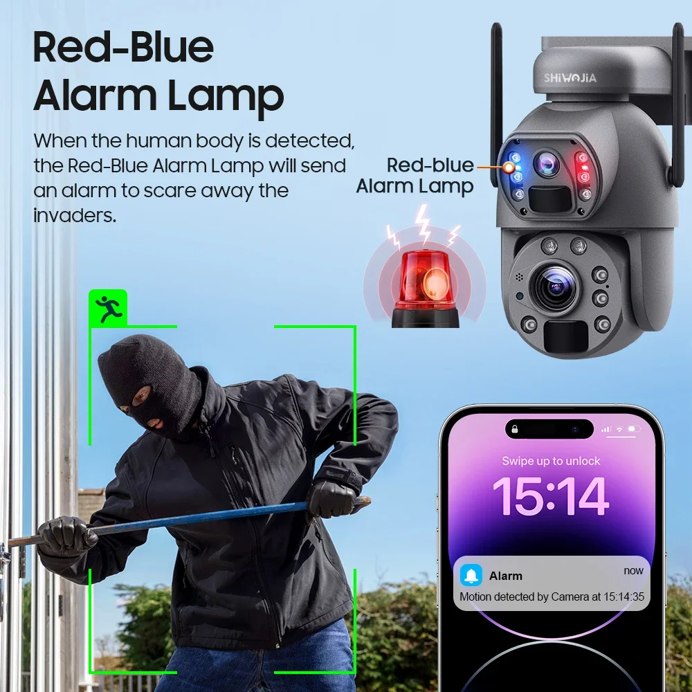 SHIWOJIA 5K 10MP 20X  ¾  ī޶ 4G Sim   ȭ ޸ӳ̵  ߿ WIFI ī޶ ݼ 