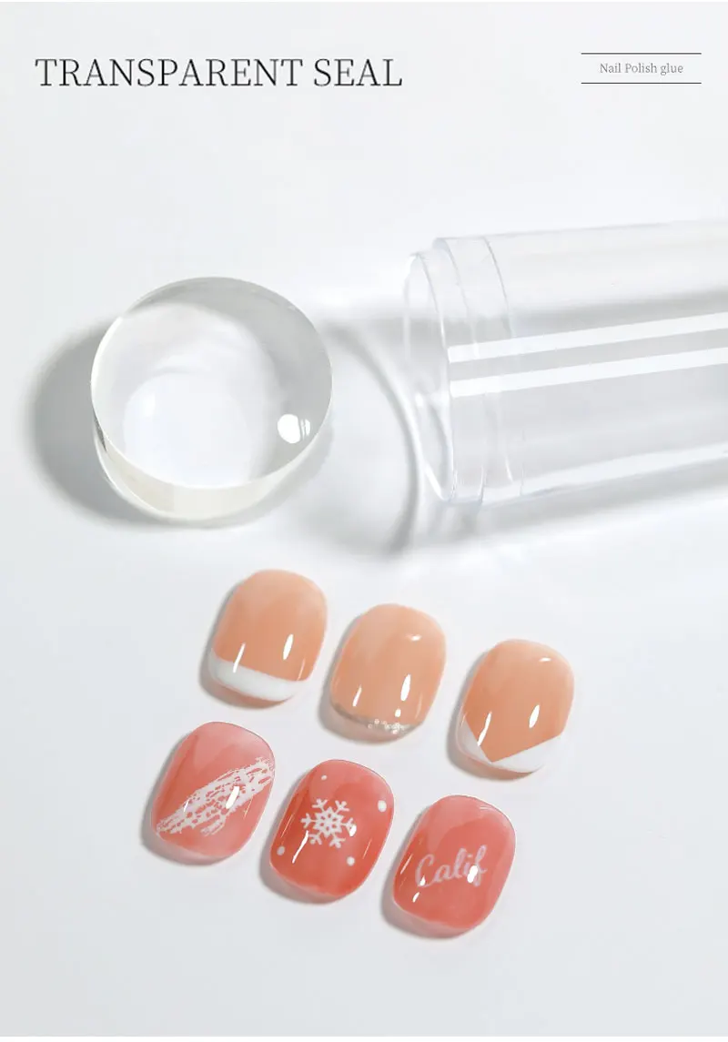 Description Picture 3 of itemArt Nail Stamper Templates Silicone Jelly Head Stamp Manicure Tools Polish Scraper Nail DIY Pattern Print Stamping Plates