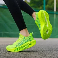 Chaussures de course Marathon pour hommes, semelle en carbone, sport spécialisé, respirantes, légères, confortables pour femmes, baskets athlétiques antidérapantes 5