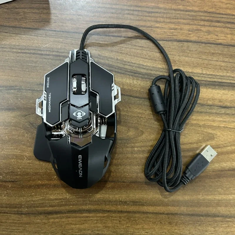 Wired Mouse EWEADN G5/MK500 Silent Mouse Full Key Macro Programming CSGO E-Sports Gaming PC Gamer Laptop Accessories Gift