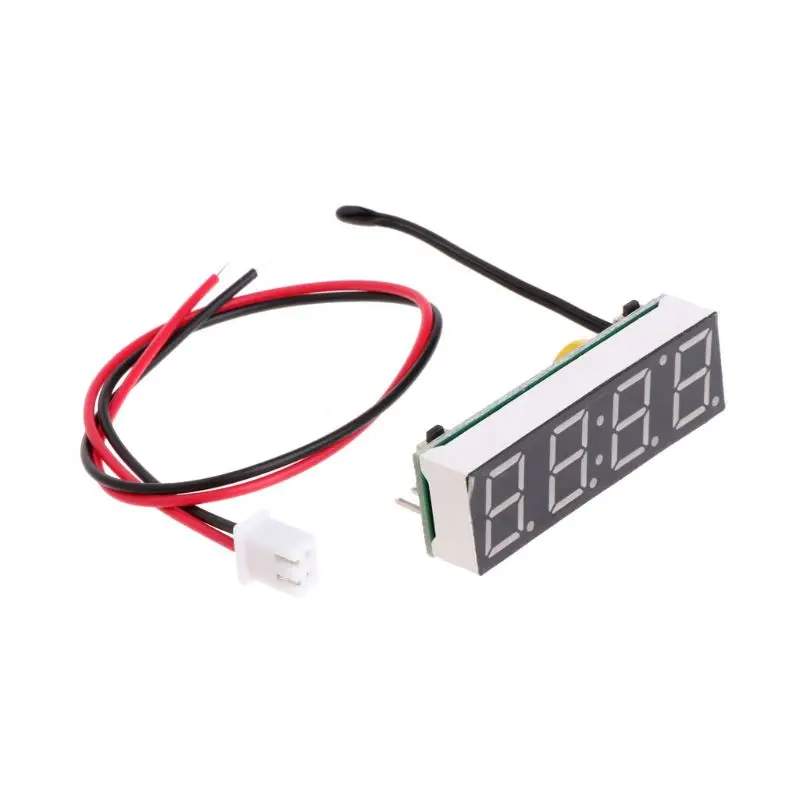 

X37E Digital Car Led Electronic Clock for Time Temperature 3 in 1 Meter 12V 5