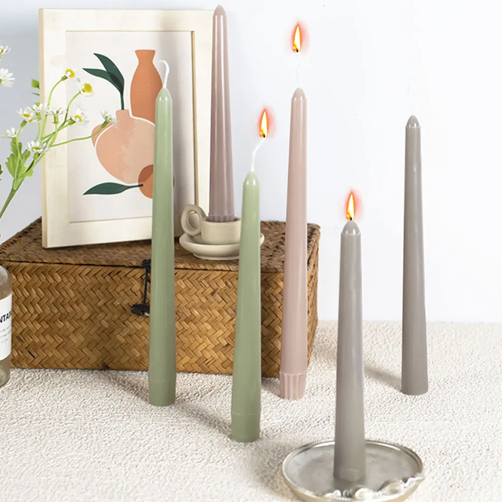 Multi Size Long Rod Cylinder Acrylic Candle Mold Circular Column Pole Plastic Mould Candlestick Making Set Home Party Decor Gift