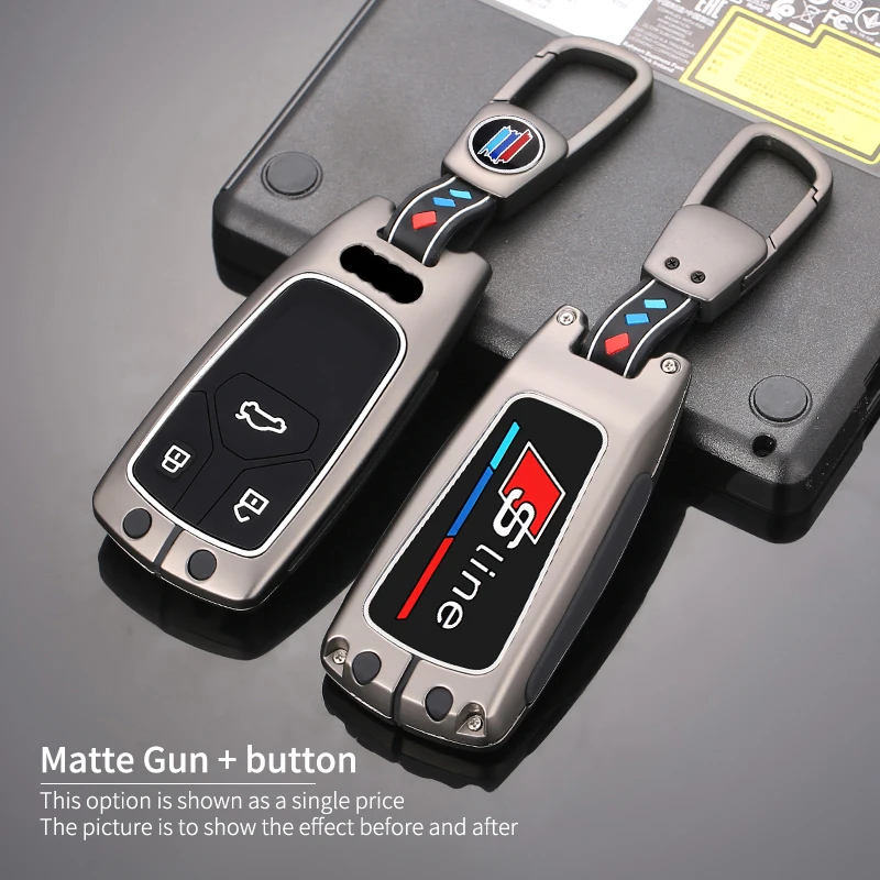 Custodia/cover per Chiave/telecomando per Audi A4 B9 A5 A6 8S 8W Q5 Q7 4M S4 S5 S7 TT TTS TFSI RS Protector Fob Keyless -