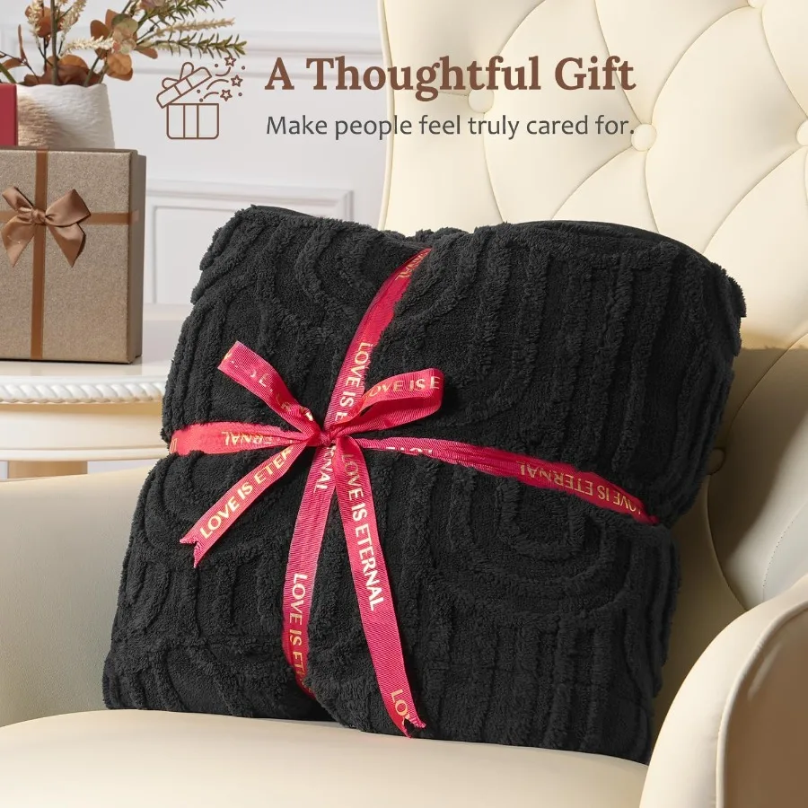 Sherpa Fleece Adult Weighted Blanket Ideal for Sleep and Relaxation 20 lbs DualSided Soft Fuzzy Heavy Blanket Perfect for Couch