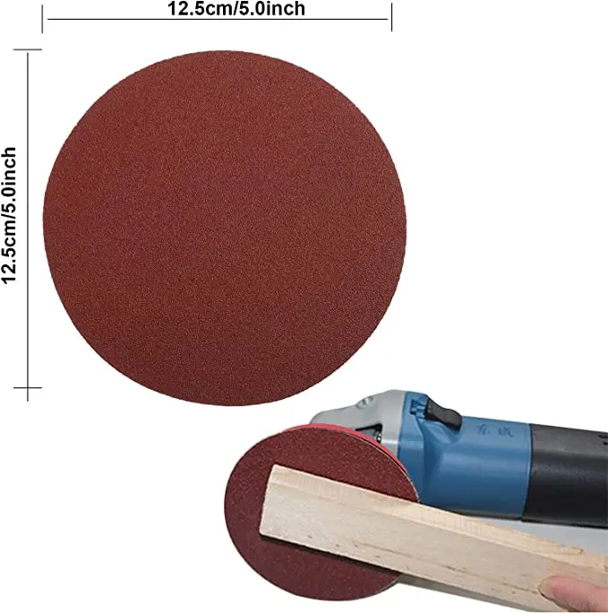 10 Pcs Sandpaper Disk Sanding Discs Pad Kit M10 Shaft Polishing Set