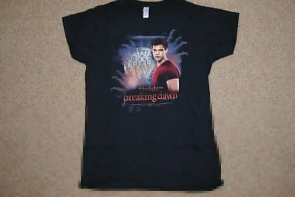 Breaking Dawn Jacob Tattoo Ladies Skinny T Shirt New Official Twilight Saga Rare