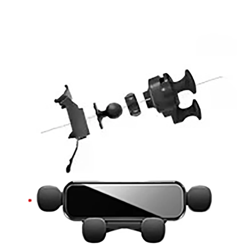 Car Phone Holder For Toyota FORTUNER-Gravity Stand Mount Support Horizontal GPS Mobile Bracket Accessories With Base