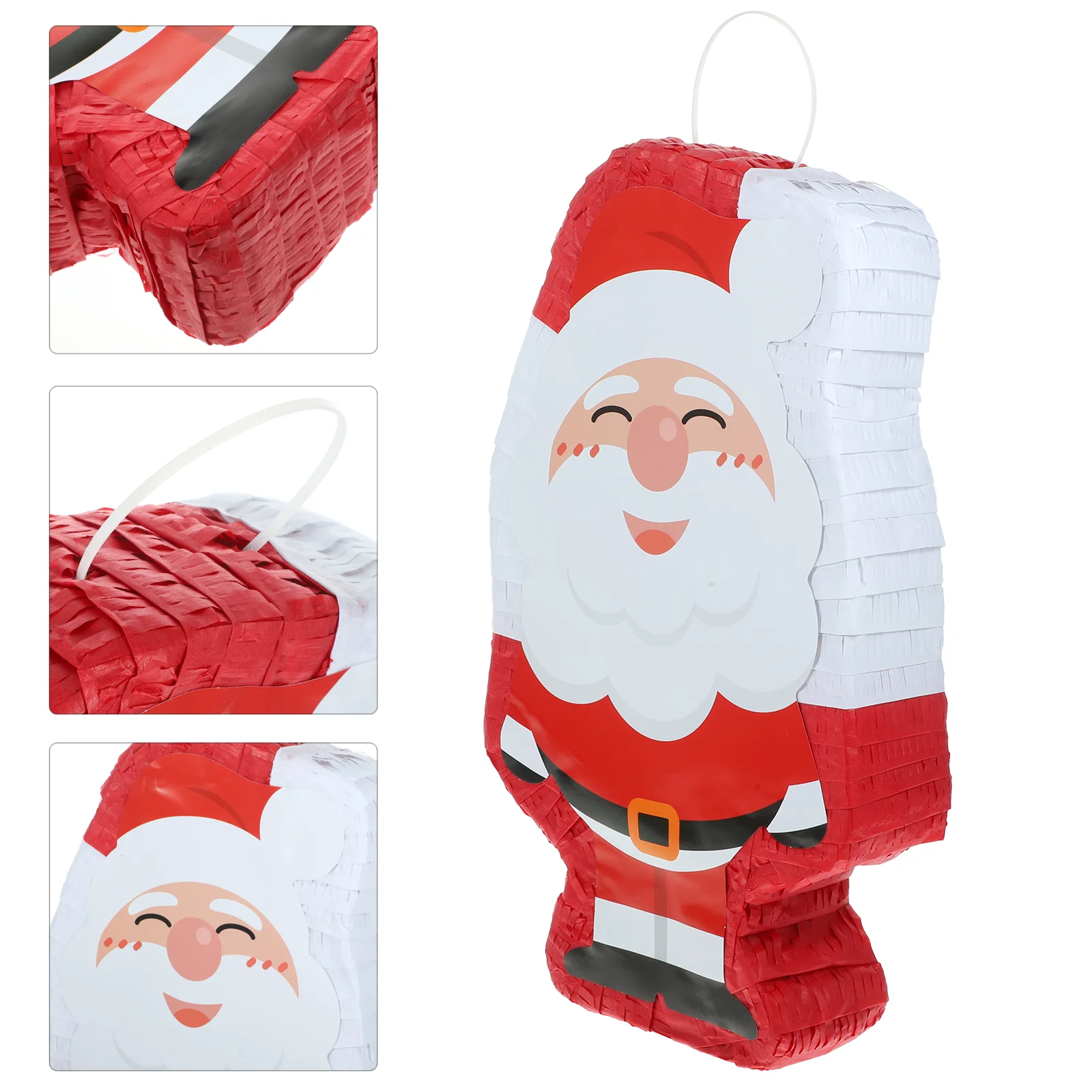 

Santa Clause Shaped Pinata Christmas Party Pinata Decor Candy Filled Photo Prop