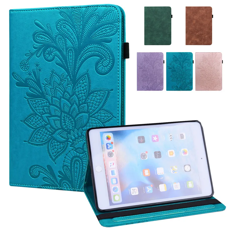 Чехол для Apple iPad 10 2 2021 2020 ретро чехол с цветочным принтом 5 6 7 8 9 th Gen Pro 2017 Air 3 Mini |