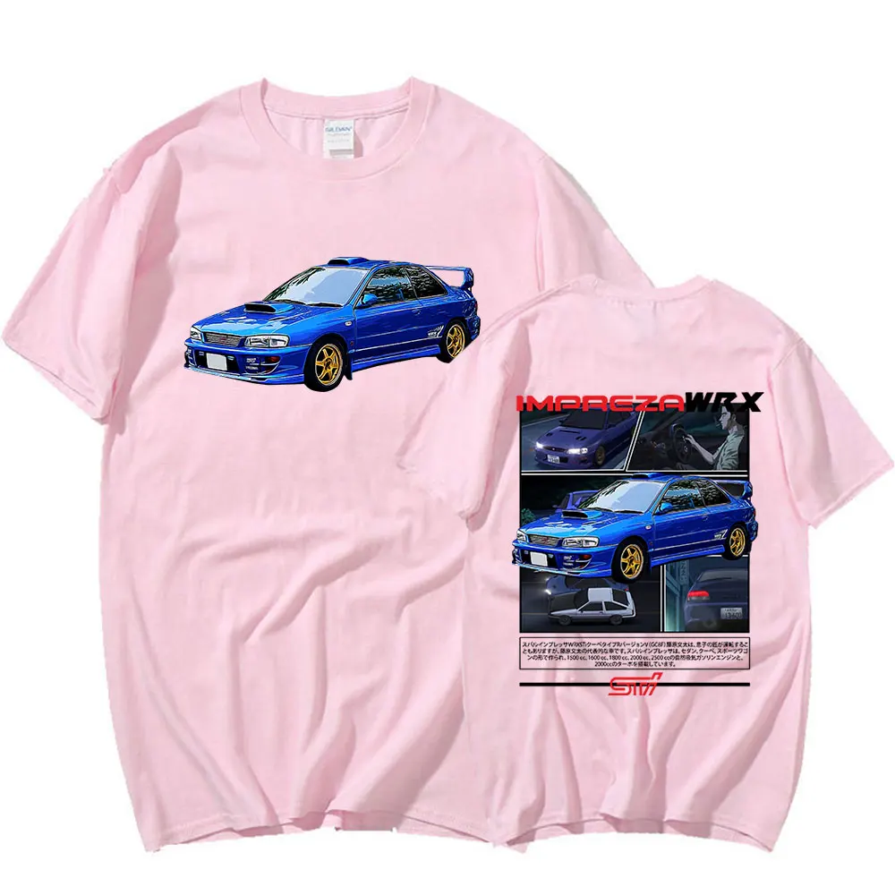 2023 Summer Mens T-shirt Anime Initial D Drift AE86 T-shirt Takumi Fujiwara  R34 Skyline GTR JDM Oversized Cotton Short Sleeve - AliExpress