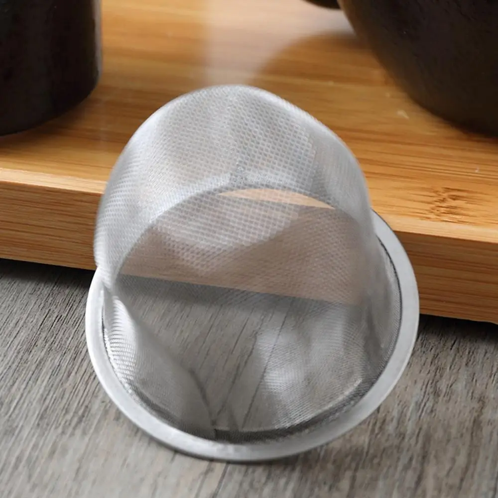 

Cups Teapots Reusable Stainless Steel Loose Leaf Tea Herb Strainer Spice Filter Drinkware Tea Infuser