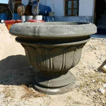 Plastic Flower Pot Mold Cement Concrete Mould Large Bonsai Planter Making Vase Dropship 4