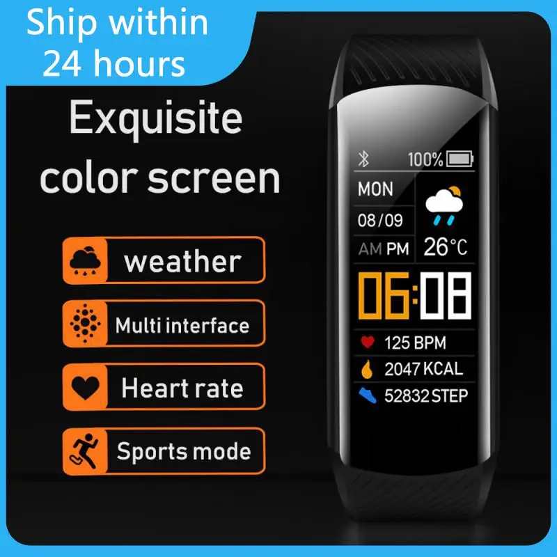Nuovo Braccialetto Fitness Misurazione Della Pressione Sanguigna Pedometro Smart Band Hear Rate Monitor Impermeabile Health Fitness Tracker Watch