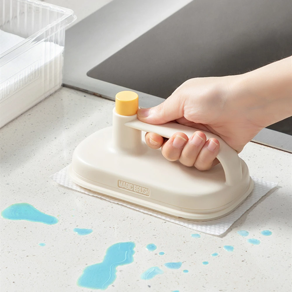 

Kitchen Cleaning Brush Thickened Hundred Cleaning Cloth Sponge Block Bathtub Sink Cleaning Brush Household Cleaning Brush