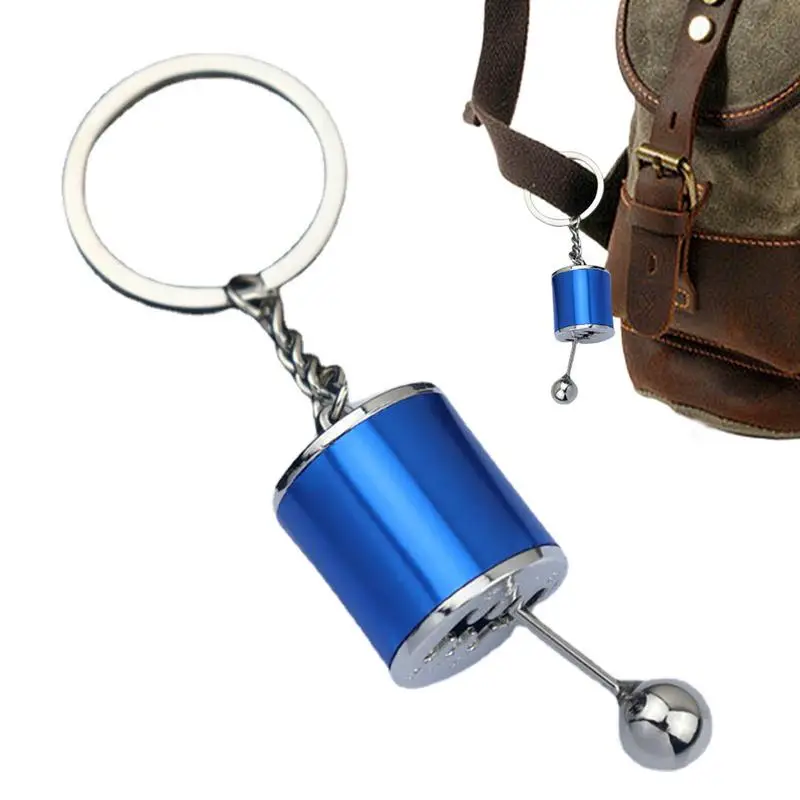 

Keychain Shifter Design Keychain Car Six-speed Keyring Key Chain Ring Manual Gear Shift Keychain Suitable For Men And Women