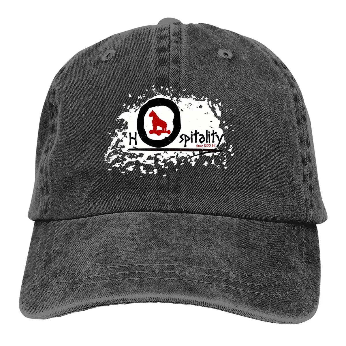 

Hospitality Baseball Cap Men Hats Women Visor Protection Snapback Trojan Horse Caps