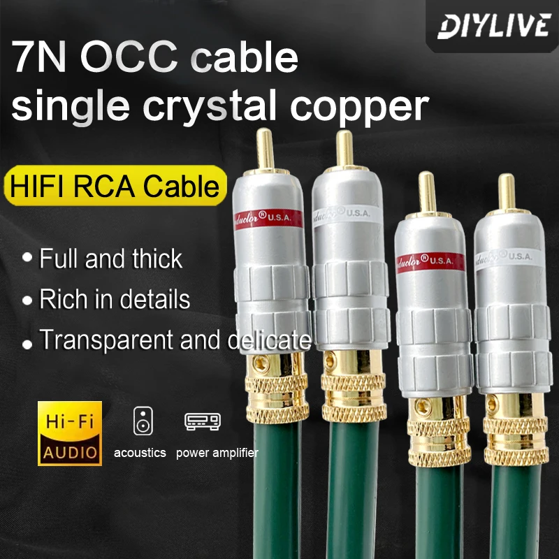 DIYLIVE Hi-Fi Япония Furutech FA-220 OCC однокристальный медный сигнальный провод, аудио провод, шифрование, экранирование