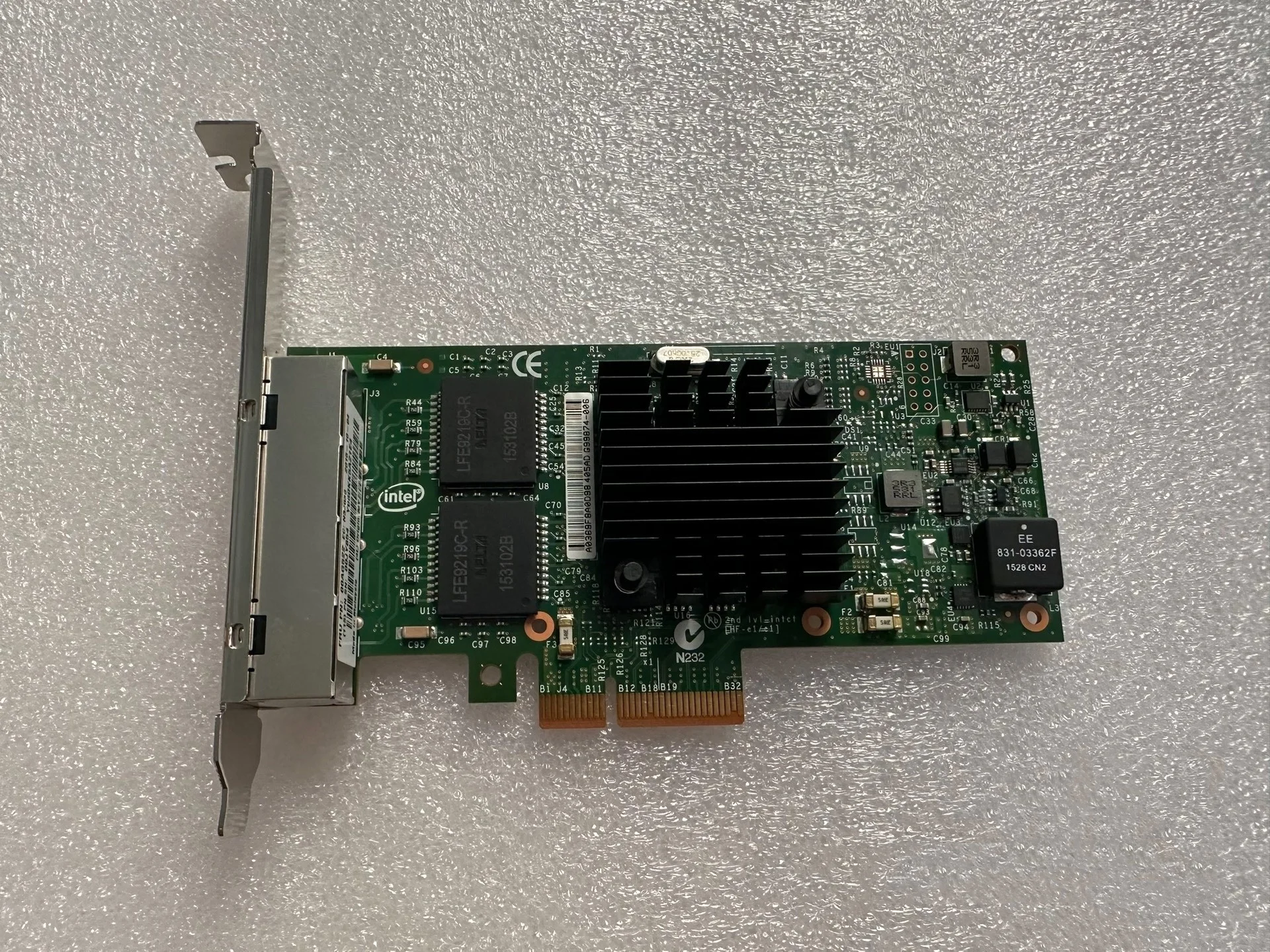 

Uesd 00AG522 00JY854 i350-T4 сетевая карта Quad Port RJ-45 Ethernet