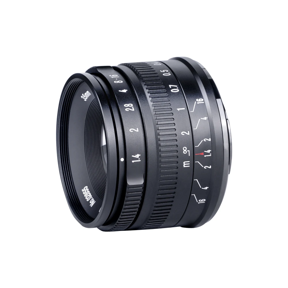 7artisans 35mm F1.4 Mark II Manual Focus Large Aperture Prime Lens Compatible For Sony E Nikon Z Micro 4/3 EPM1 FUJIFX fx 4