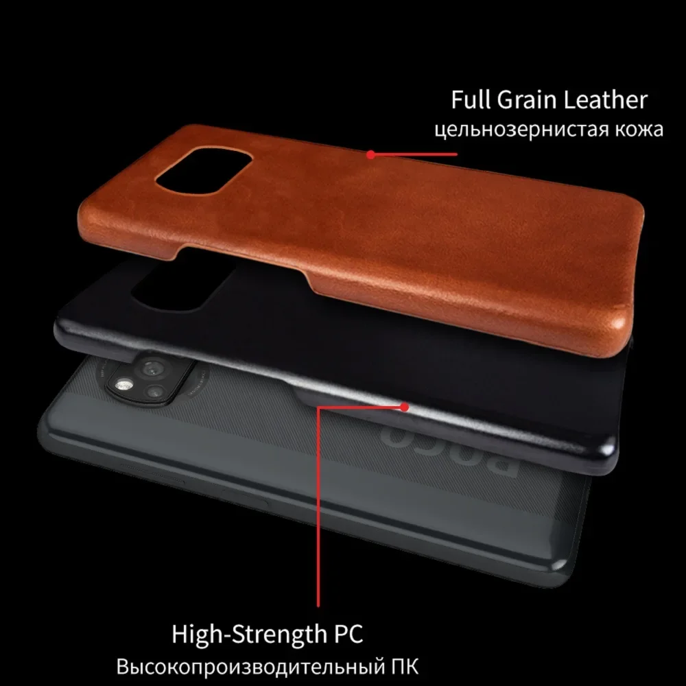 Handcrafted Genuine Leather Phone Case with Oil Wax Finish