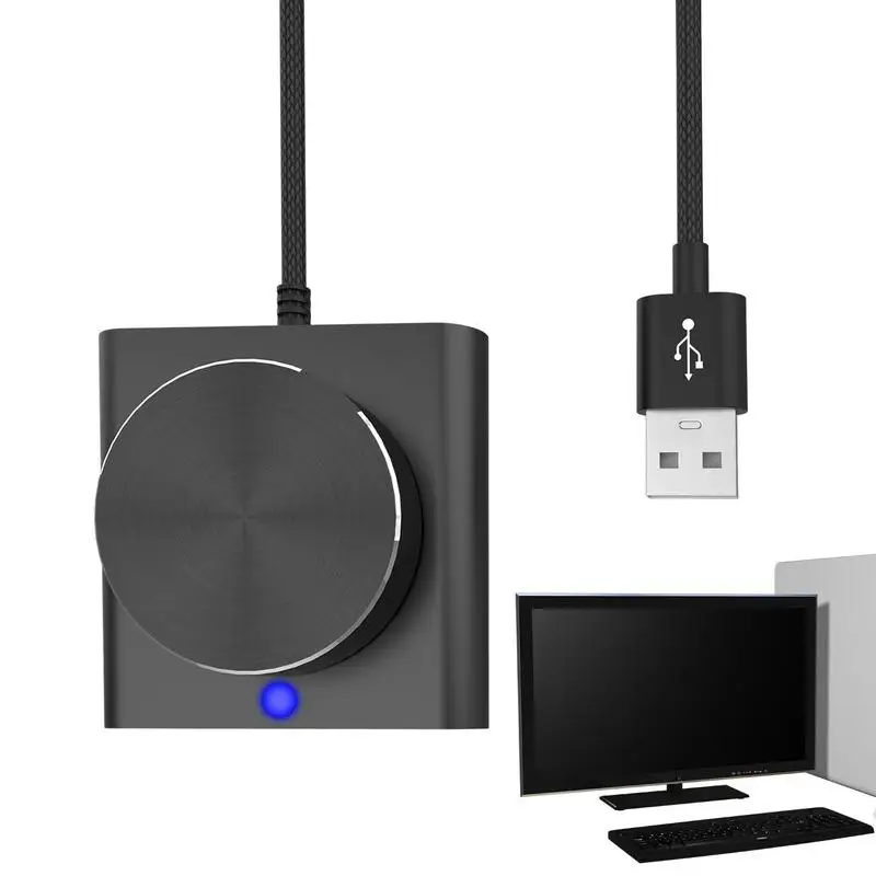 

Ручка управления громкостью для ПК, USB-устройство для регулировки громкости, функция отключения звука и вращения, регулятор громкости