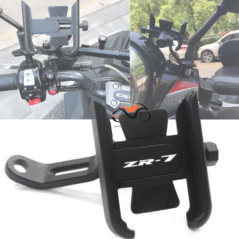 

For Kawasaki ZR-7 ZR7 ZR 7 1999-2003 New High Quality Motorcycle Aluminum Alloy Mobile Phone Bracket GPS Stand Holder