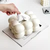 Marshmallow Tissue Box Ceramic Extractor Box Silver Bubble Desktop Storage Paper Towel Holder Tissue Holder Home Decoration 2