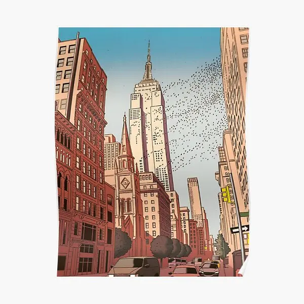 

Billout Guy Poster Picture Decoration Painting Decor Home Wall Art Funny Mural Vintage Modern Print Room No Frame