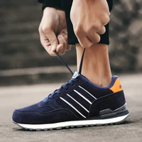 Baskets en cuir de haute qualité pour hommes, chaussures décontractées, respirantes, Tenis, plates, nouvelle collection automne 2024 4