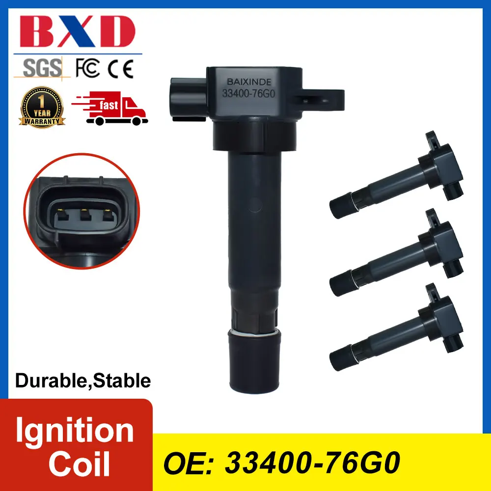 1/4PCS Ignition Coil 3340076G0 3340076G0 For SUZUKI ALTO Mk III, WAGON