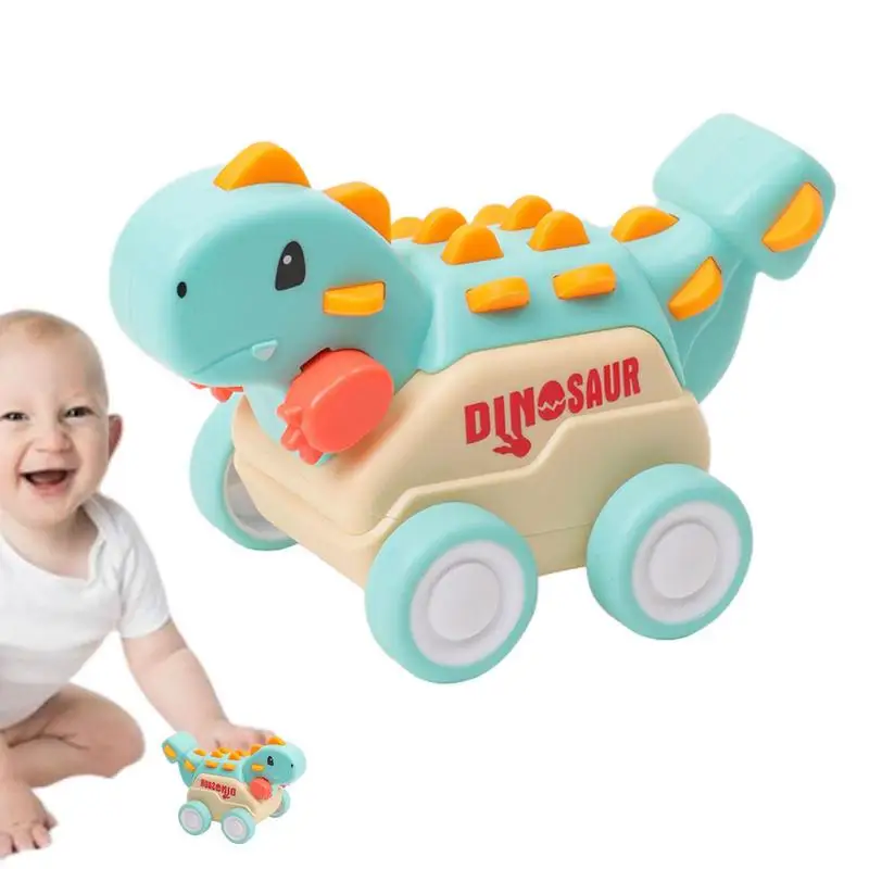 

Pull Back Dinosaur Cars Kids Inertia Cars Small Pull-back Cars With Anti-skid Tires For Children Preschool Educational Toys