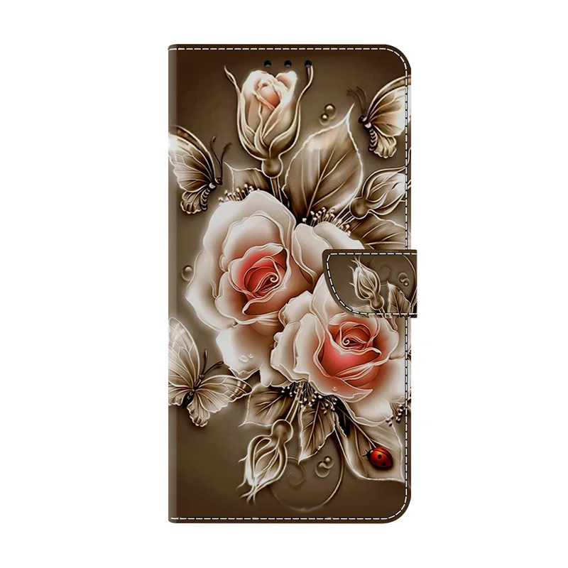 Premium Painted Wallet Flip Stand Case for Motorola Moto G86 Phone