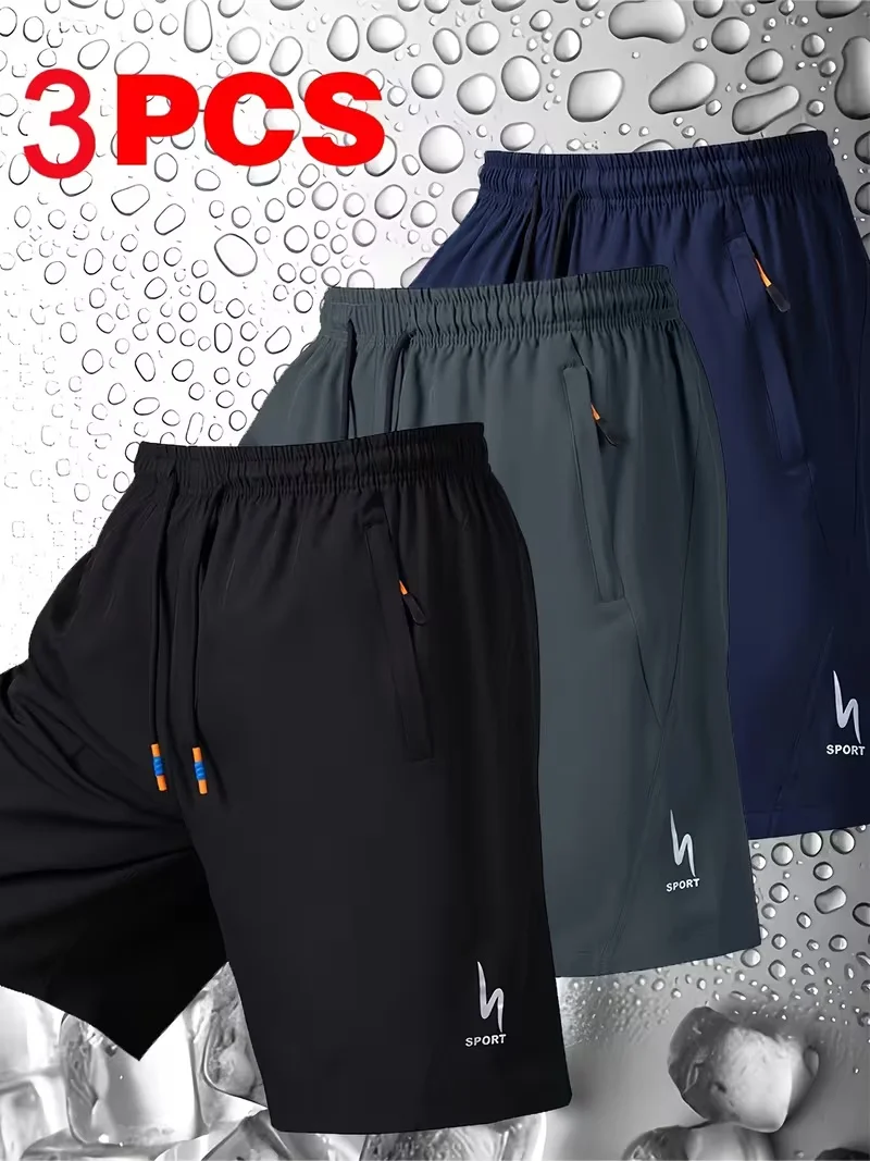 Top Quality Summer Sports Shorts Men New Comfortable Elastic Waist Clothing Male Breathable Short Trousers S4f7c682468114eb29c6aee2d919cd2690