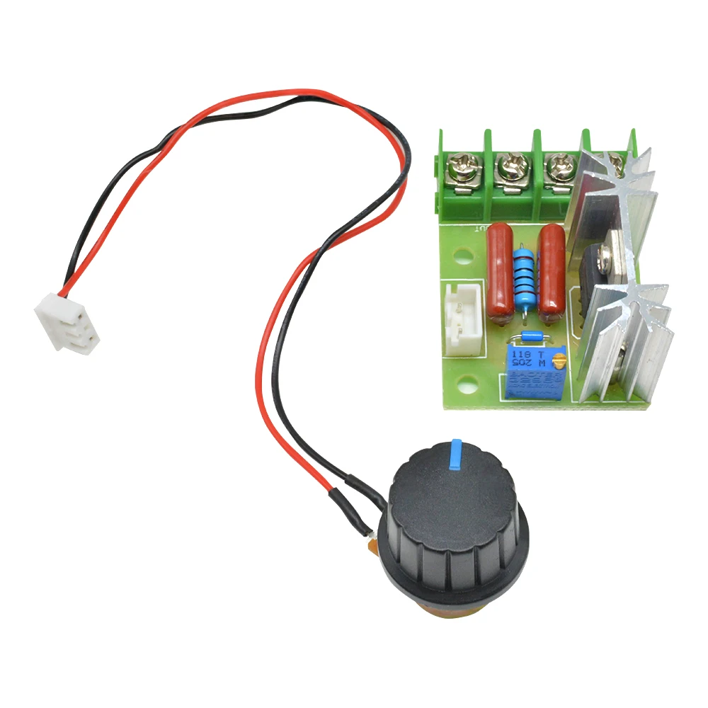 AC 50V-220V 2000W Motor Speed Controller SCR Voltage Regulator Dimming Dimmers Governor Module 110V