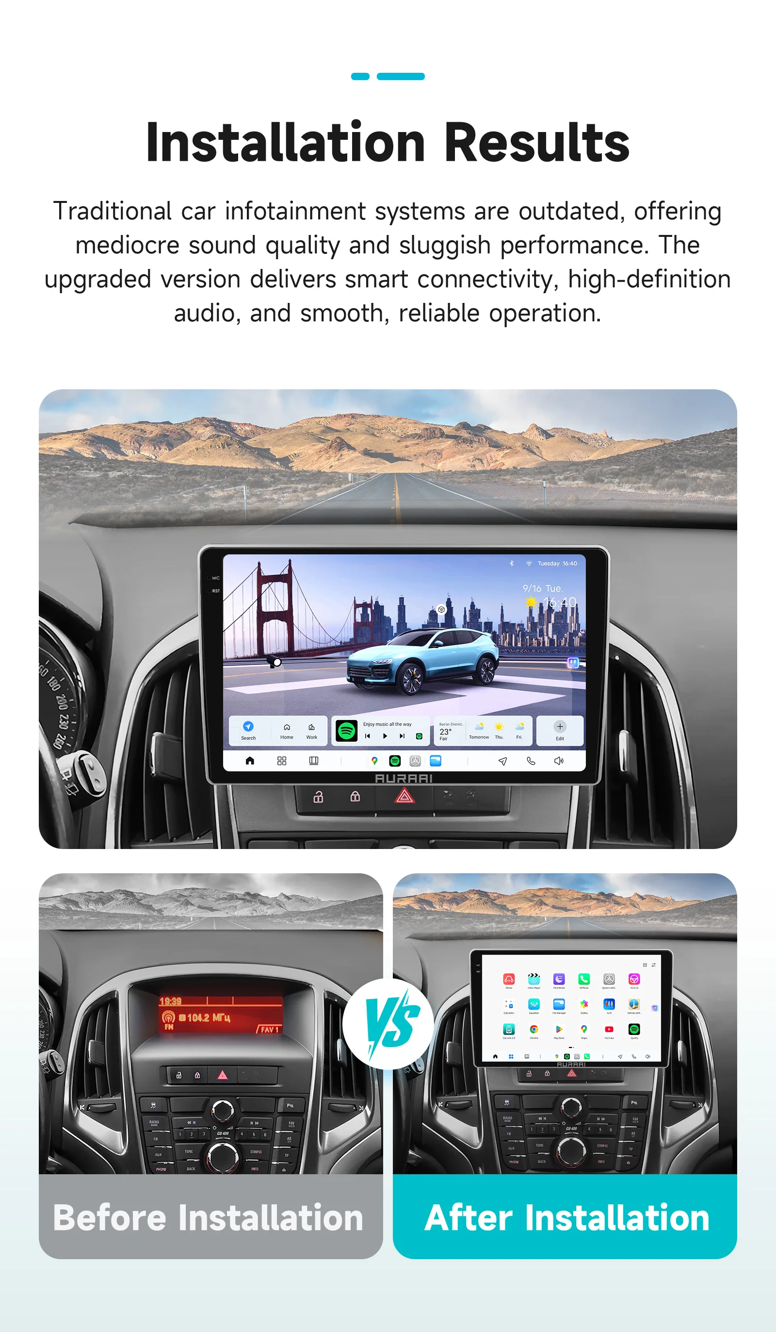 2K Bildschirm Für Opel Astra J 2009-2017 Buick Excelle 2 2015 Auto Radio CarPlay Android Auto 4G WIFI GPS BT DSD ADAS Dual Mic 7870 – Detail 3