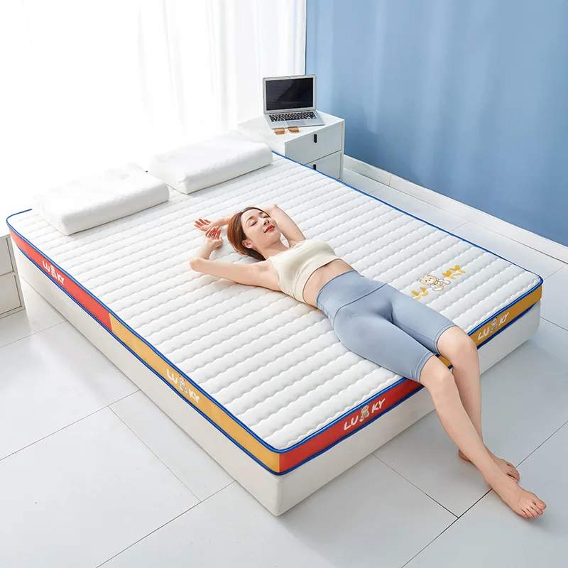 새로운 성인용 항균 라텍스 메모리 매트리스 - 학생 기숙사 및 가정용 용 등급의 두꺼운 소프트 매트리스