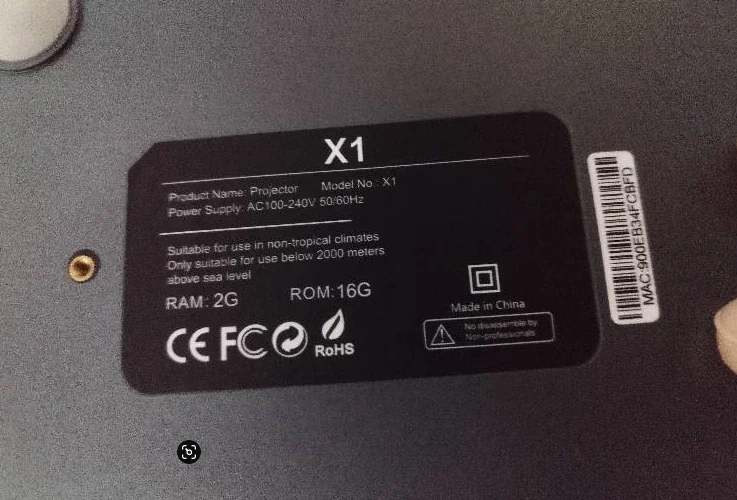 Tela Lcd para Projetor Painel de Cartão Faça Você Mesmo Tela para Projetor Xgody x1 x Vídeo 8k 1920x1080 Novo Acessório - Imagem 2