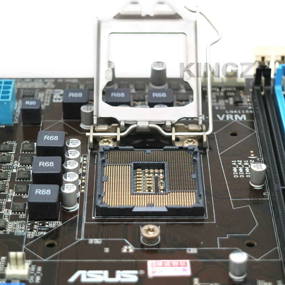 Placa-mãe Asus P8z77-v lx Lga 1155 Ddr3 i3 i5 22 32nm Cpu Usb3.0 32gb Sata3 Vga Hdmi Z77 Desktop Motherboard - Imagem 2