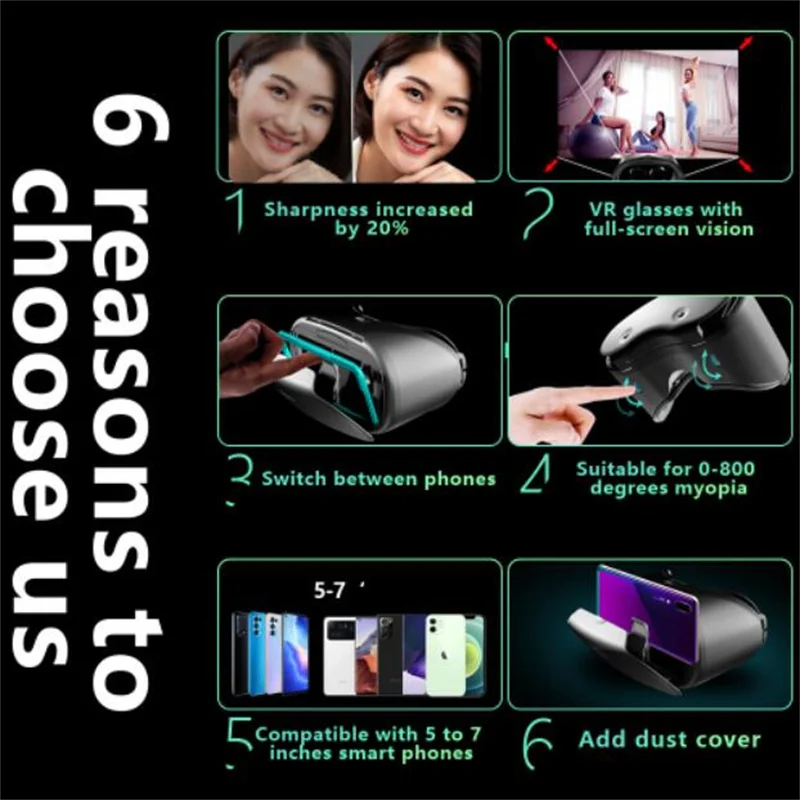 VRG X7 VR   VR Ȱ ,  ī庸 VR  , IOS ȵ̵ 5-7 ġ Ʈ 3D Ȱ, 