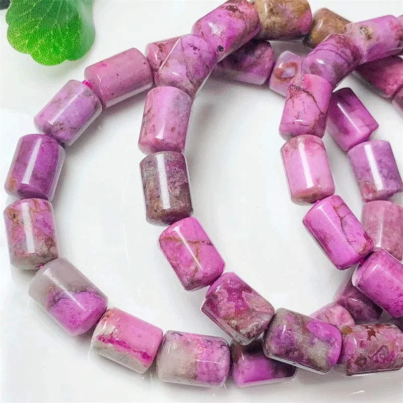 

Natural Sodalite Bucket Beads Bracelet String Charms Strand Exquisite Jewelry Gift Healing Crystal Energy Gift 1pcs 8x13mm