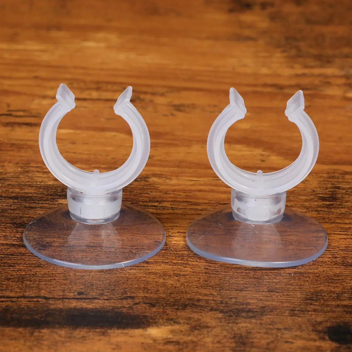 5Pcs 25Mm 수족관 고정 클립 투명 아크릴 워터 홀더 물고기 탱크 입구 배출구 파이프 보안을위한 강력한 흡입 클램프