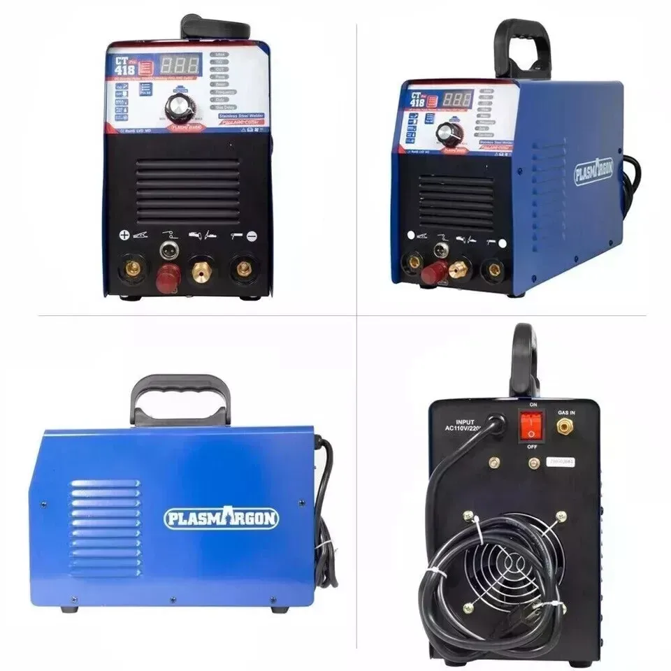 CT418P 3-in-1 IGBT Combo Plasma Cutter TIG Welder TIG/MMA Welder Machine 5