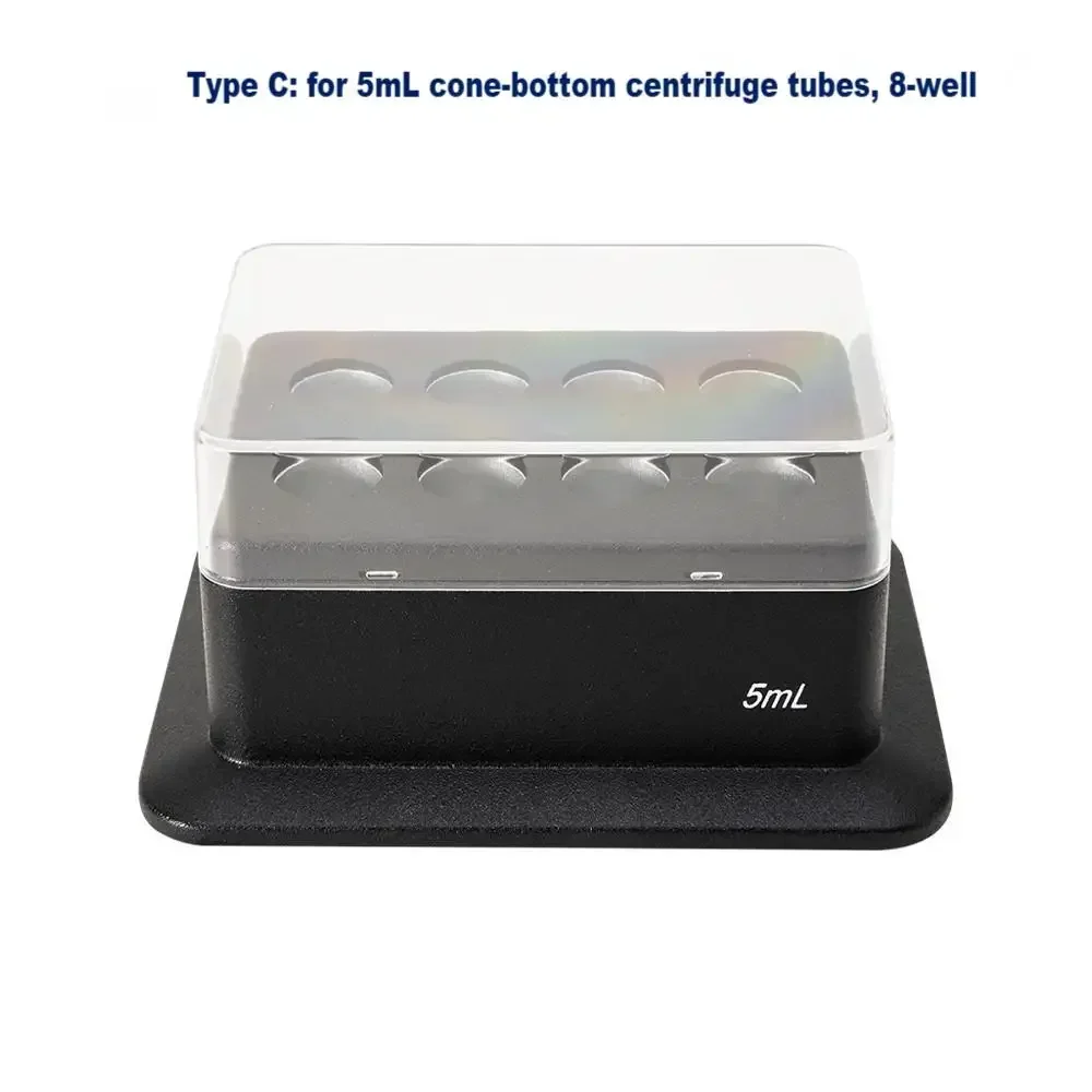 SCILOGEX Metal Bath Heating Module with 4/8/24 Holes Block Optional 0.5ml/2ml/5ml/15ml Centrifuge Tube Laboratory Supplies