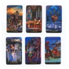 Richly Ornate Suitable Tarot Deck for Beginners PDF Guide Version Leisure Table Game 5