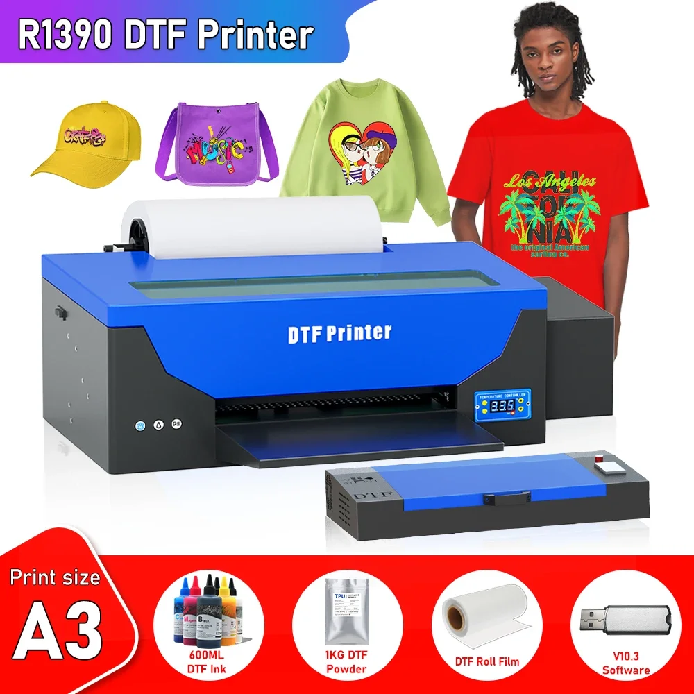 

Принтер A3 DTF для принтера Epson R1390, пленка для цифровой печати на джинсах, толстовках, футболках, принтеров
