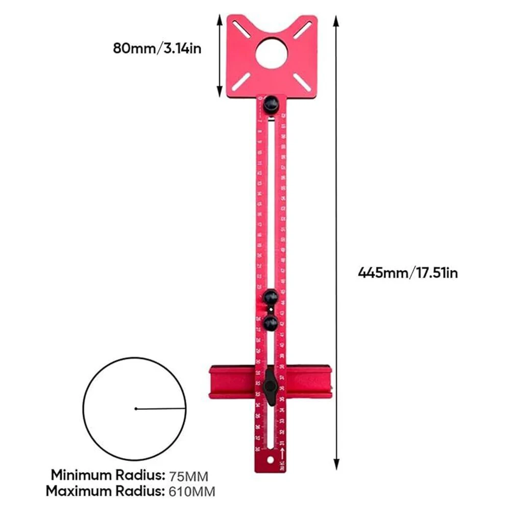 Aluminum Alloy Cutting Milling Rounders Heavy Duty Wood Hole Slotting Cutter For Blockboard